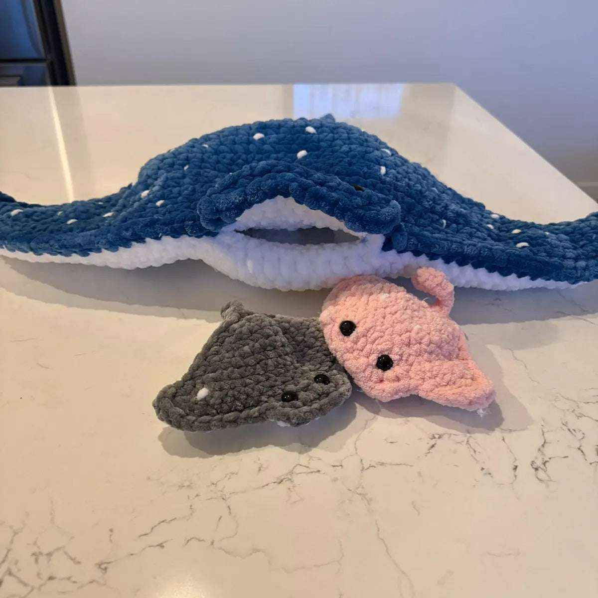 Giant Ocean Ray Plush Crochet Pattern