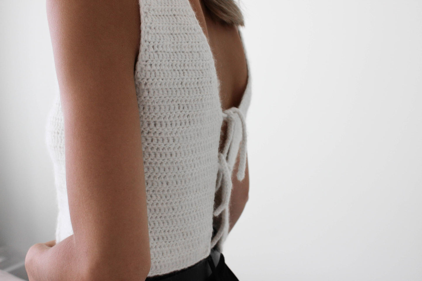 Two-Way Elegant Crosstie Top Crochet Pattern