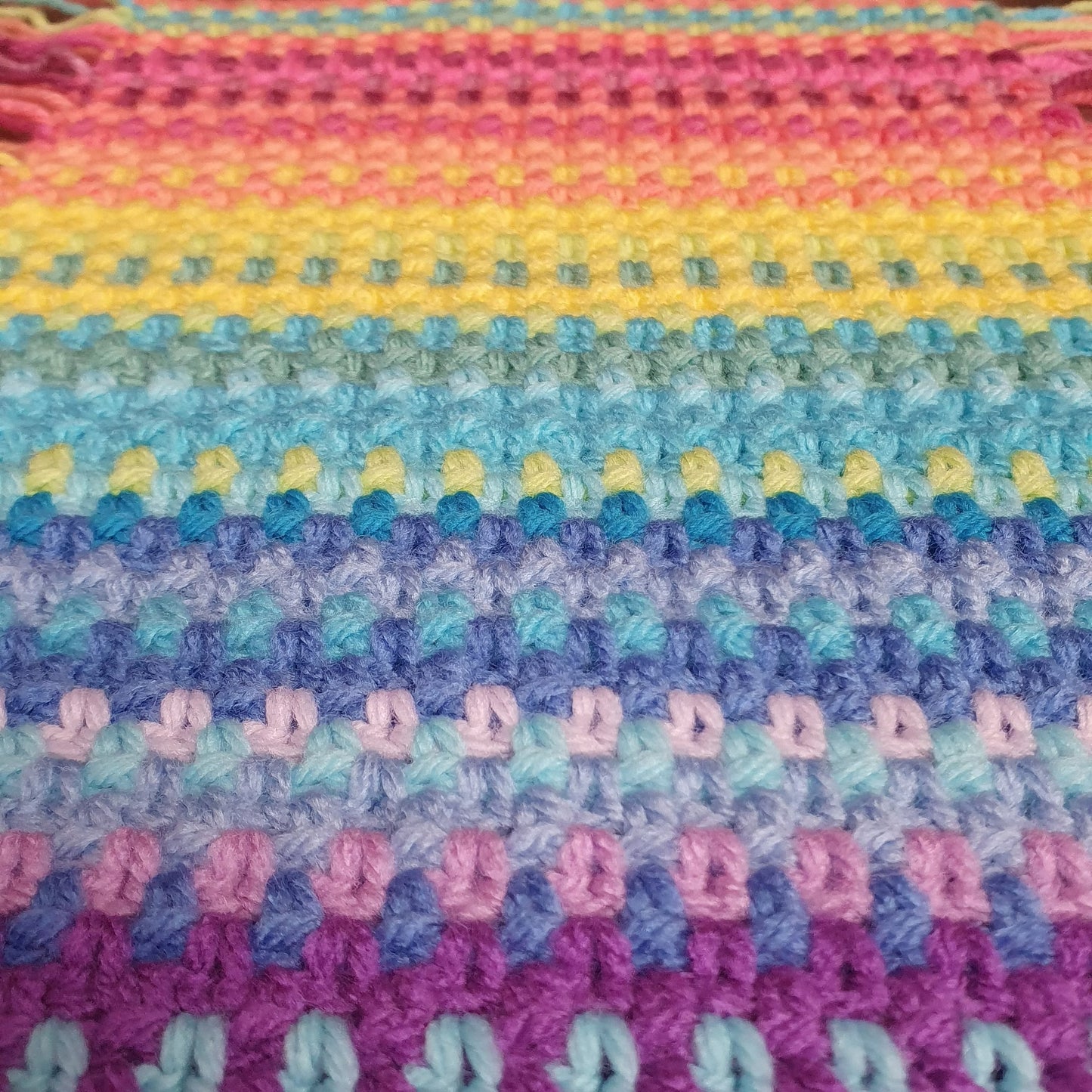 Colorpop Panel Blanket Crochet Pattern