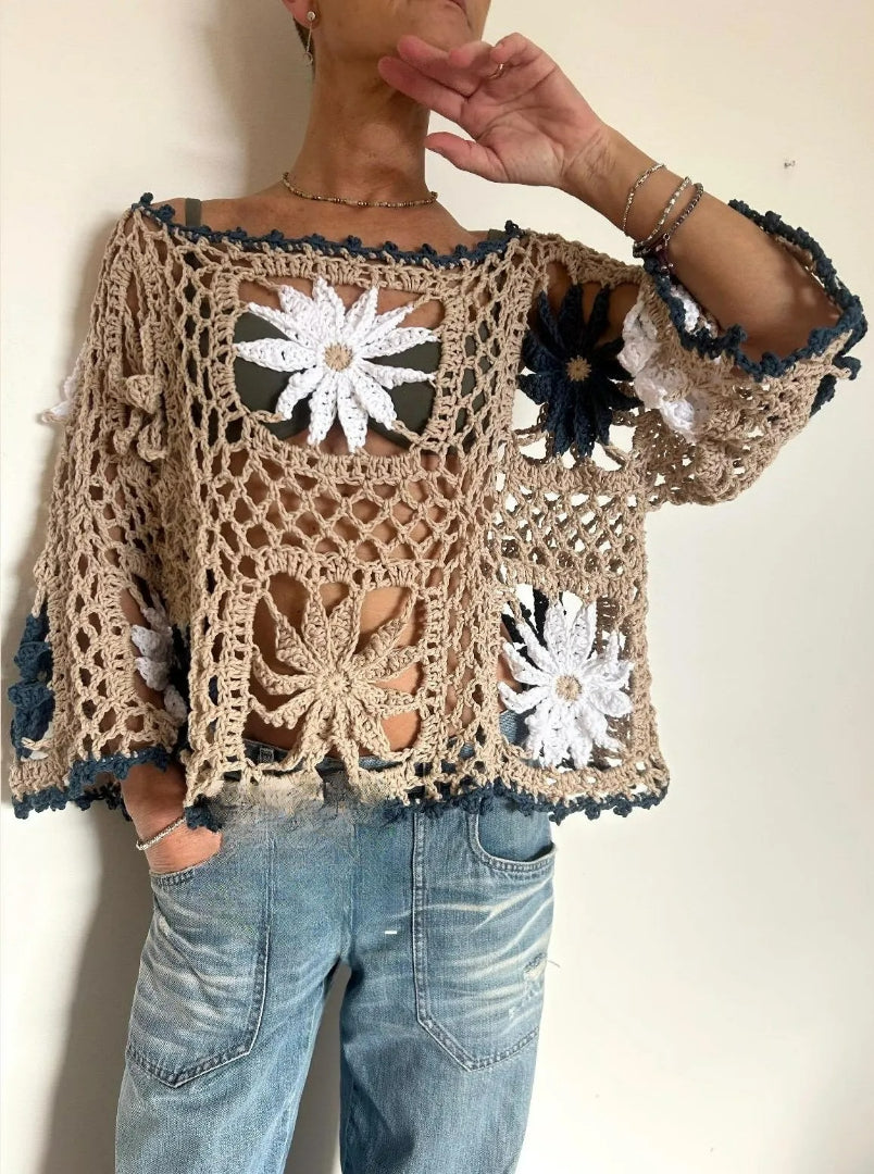 Elegant Lightweight Buttoned Layer Crochet Pattern