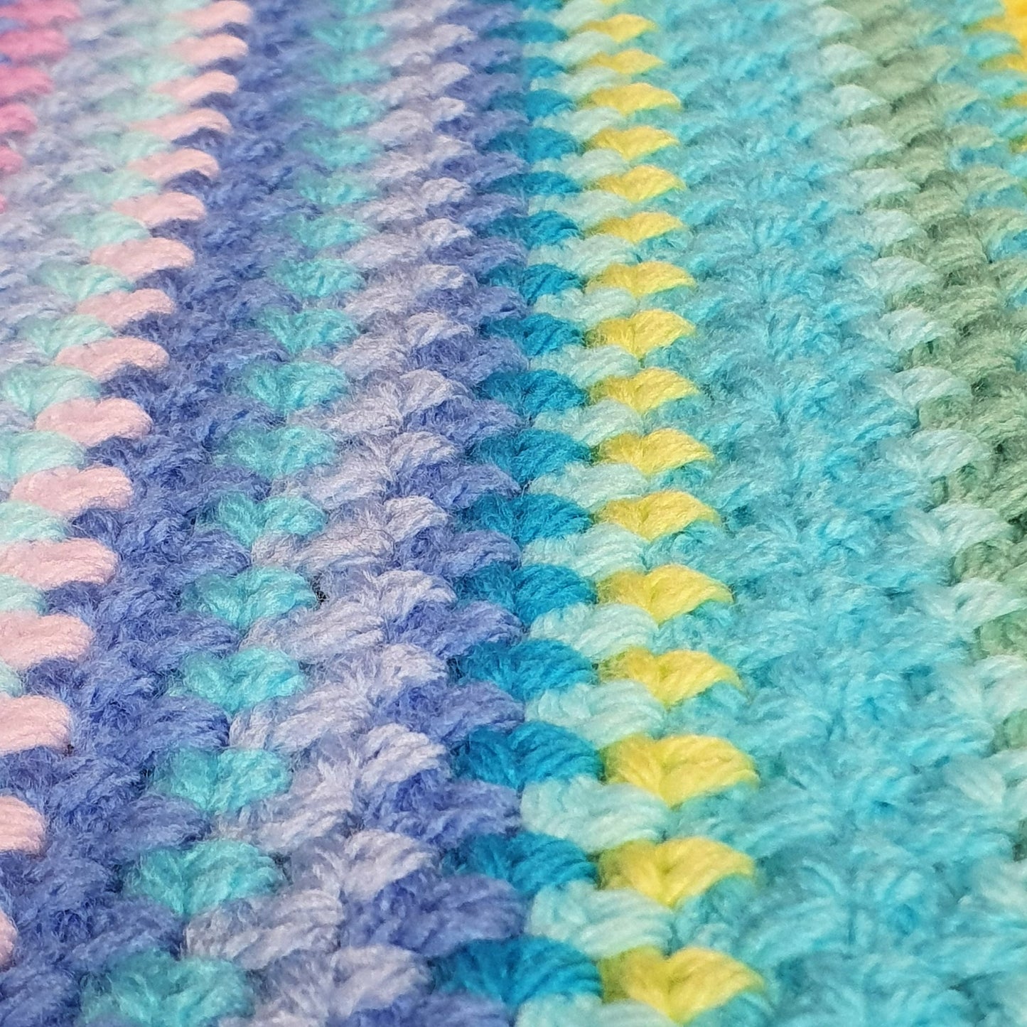 Colorpop Panel Blanket Crochet Pattern
