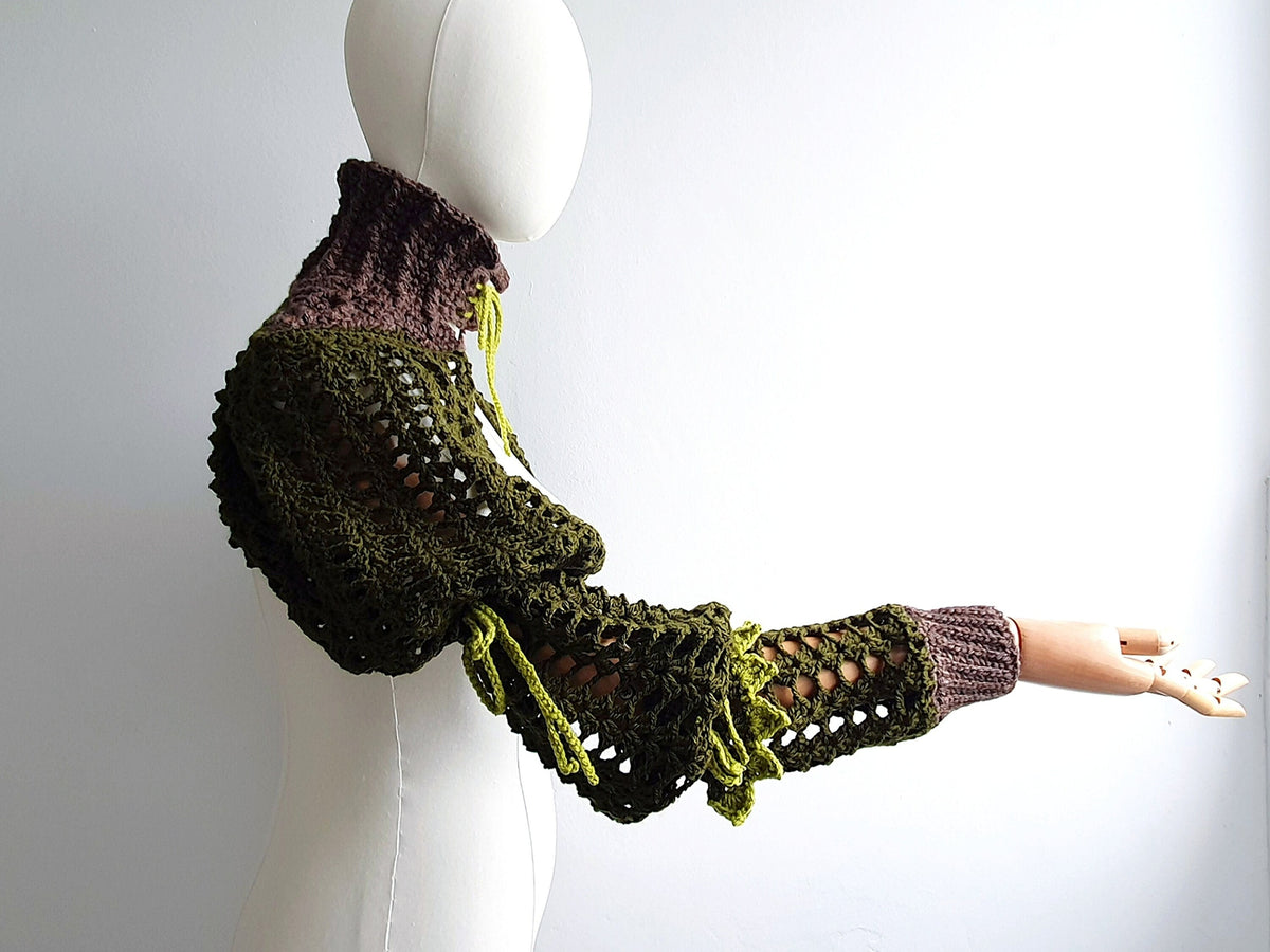 Spooky Breeze Shrug Crochet Pattern
