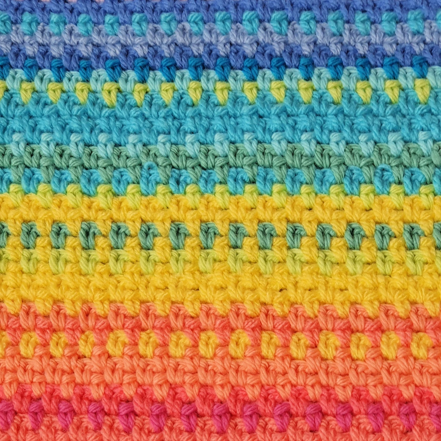 Colorpop Panel Blanket Crochet Pattern