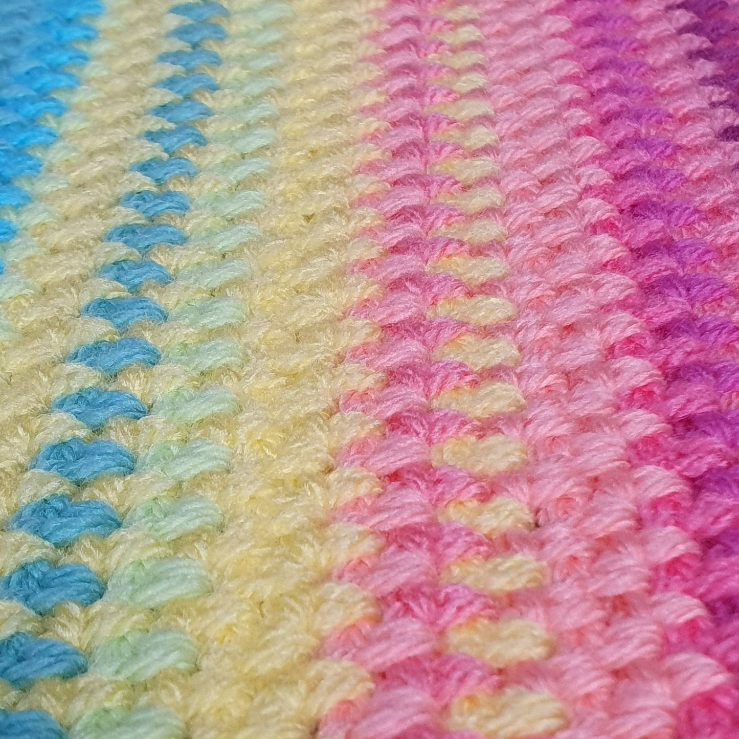 Colorpop Panel Blanket Crochet Pattern