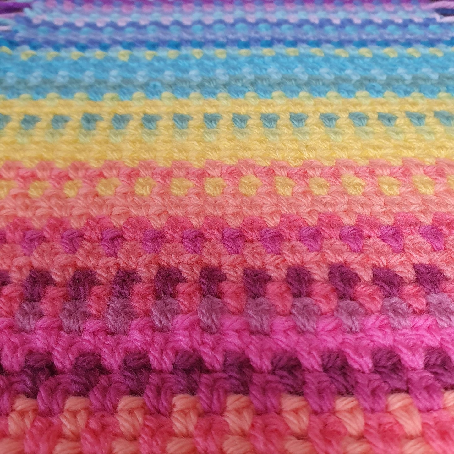 Colorpop Panel Blanket Crochet Pattern