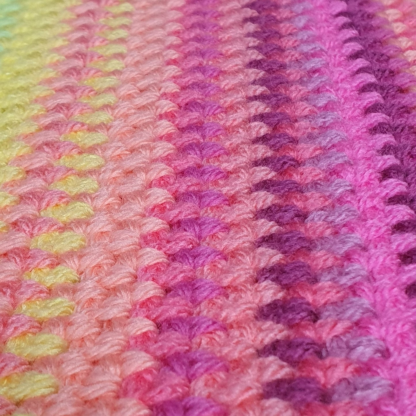 Colorpop Panel Blanket Crochet Pattern