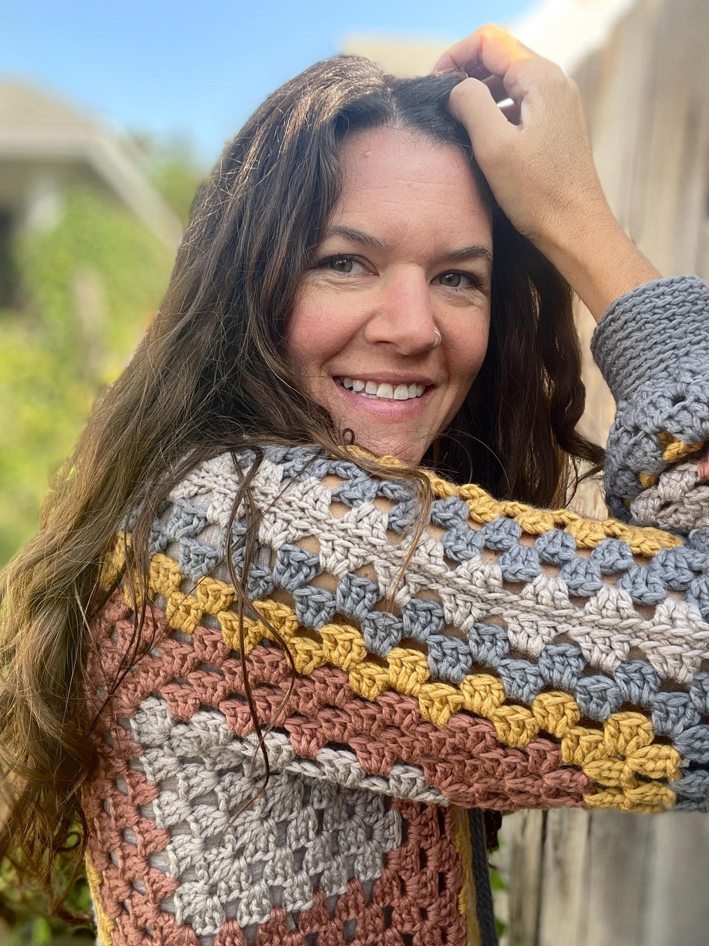 Hexa Style Comfy Cardigan Crochet Pattern