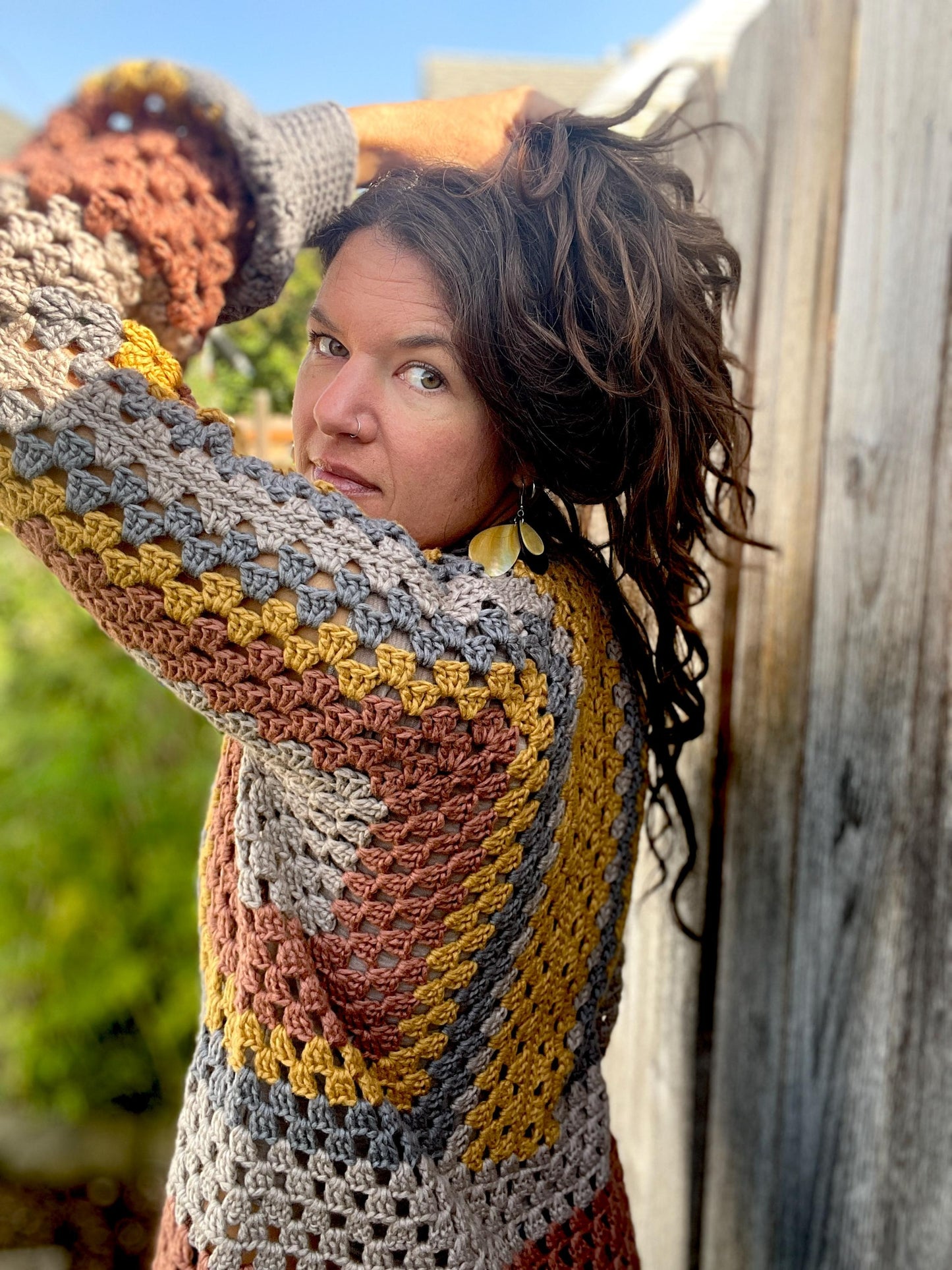 Hexa Style Comfy Cardigan Crochet Pattern