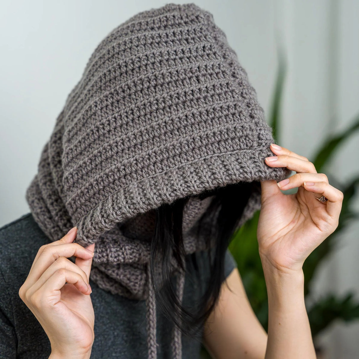 Cozy Hooded Face Warmer Crochet Pattern