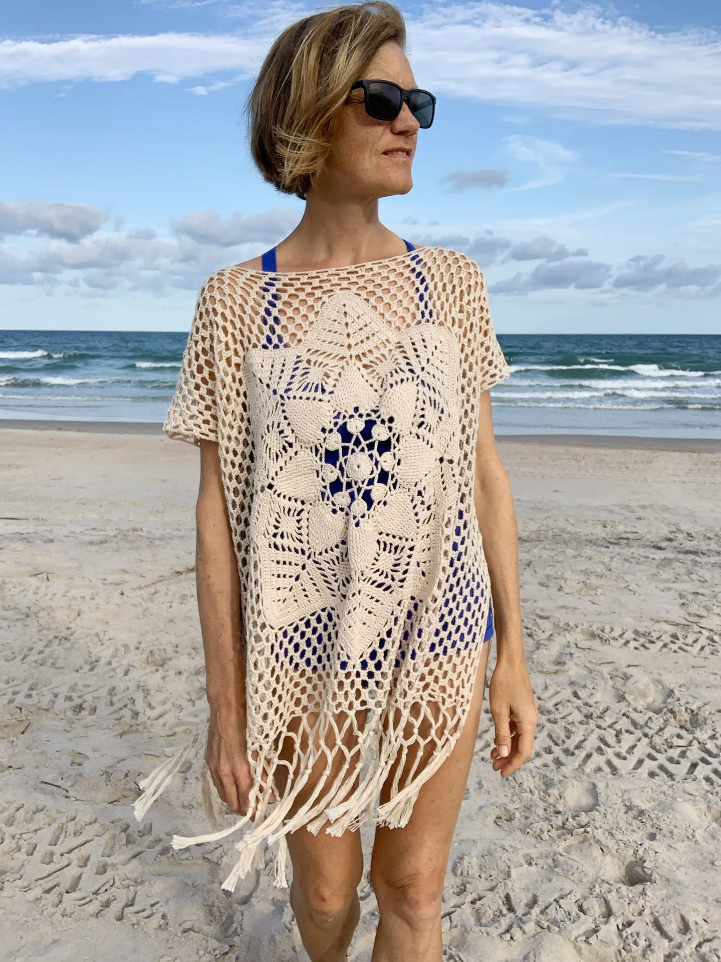 Fiona Lacey Summer Cover Up Dress Crochet Pattern