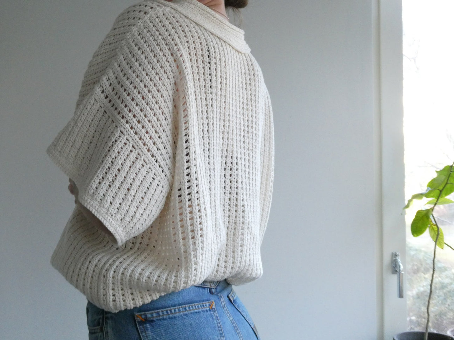 Trendy Janara Buttoned Top Crochet Pattern