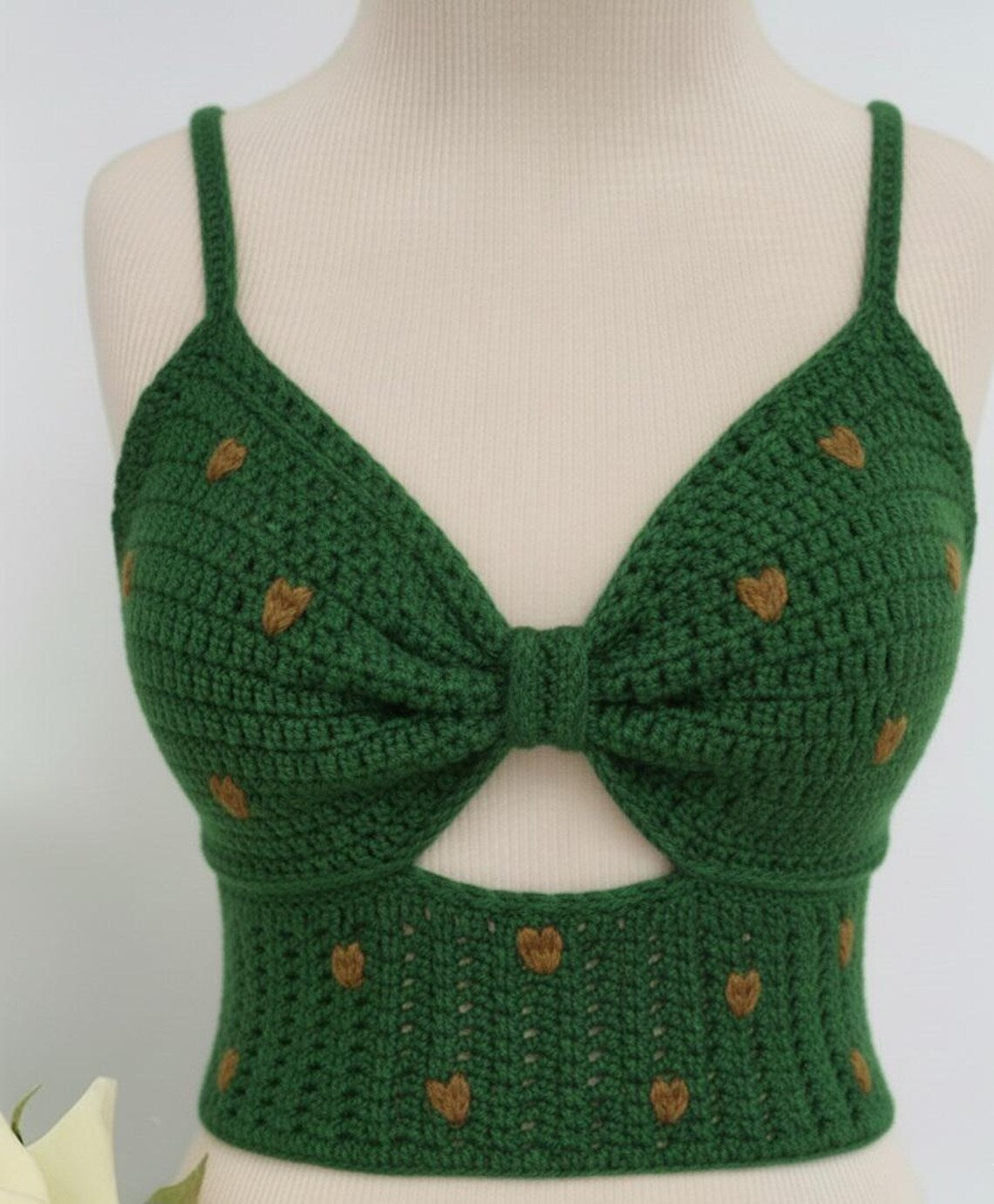 Statement Tie-Front Top Advanced Crochet Pattern