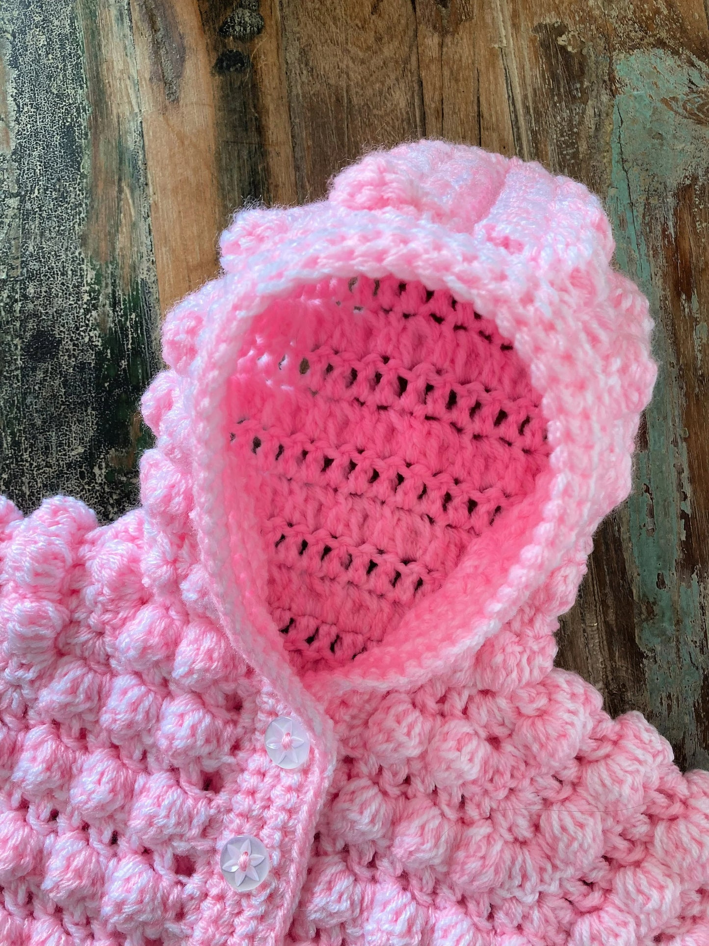 Cozy Quilted Baby Cardigan Crochet Pattern