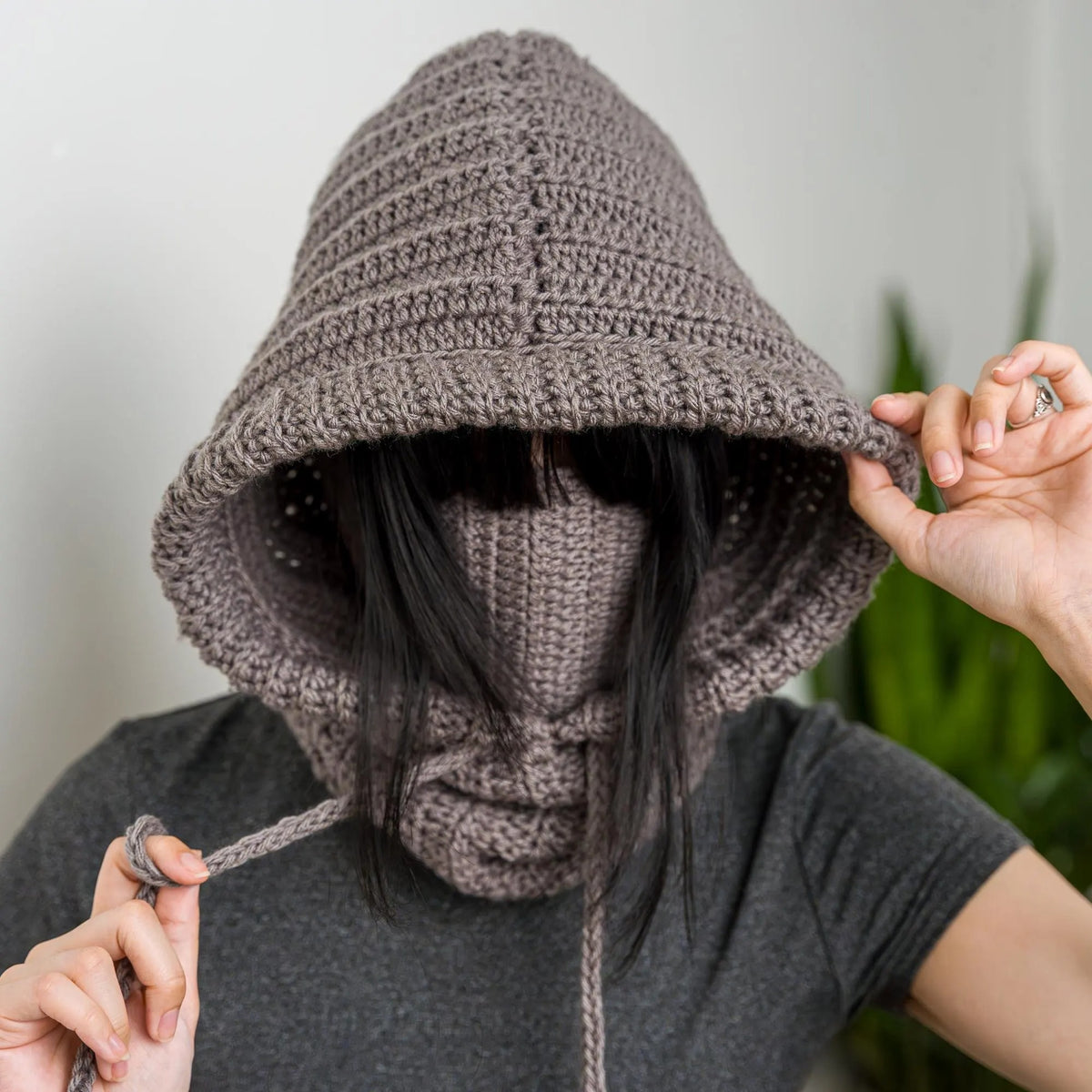 Cozy Hooded Face Warmer Crochet Pattern
