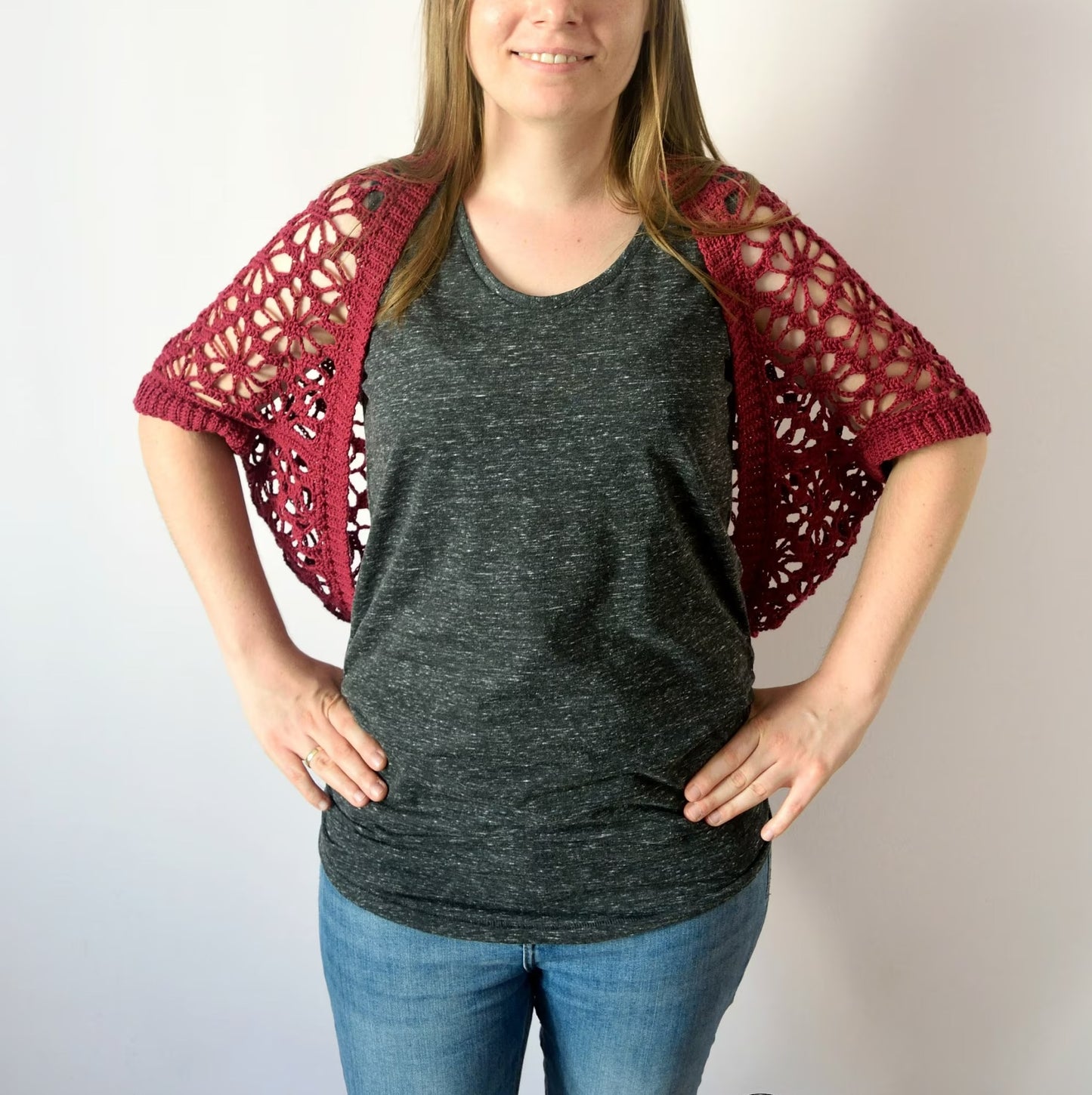 Bloom Laced Cardigan Crochet Pattern