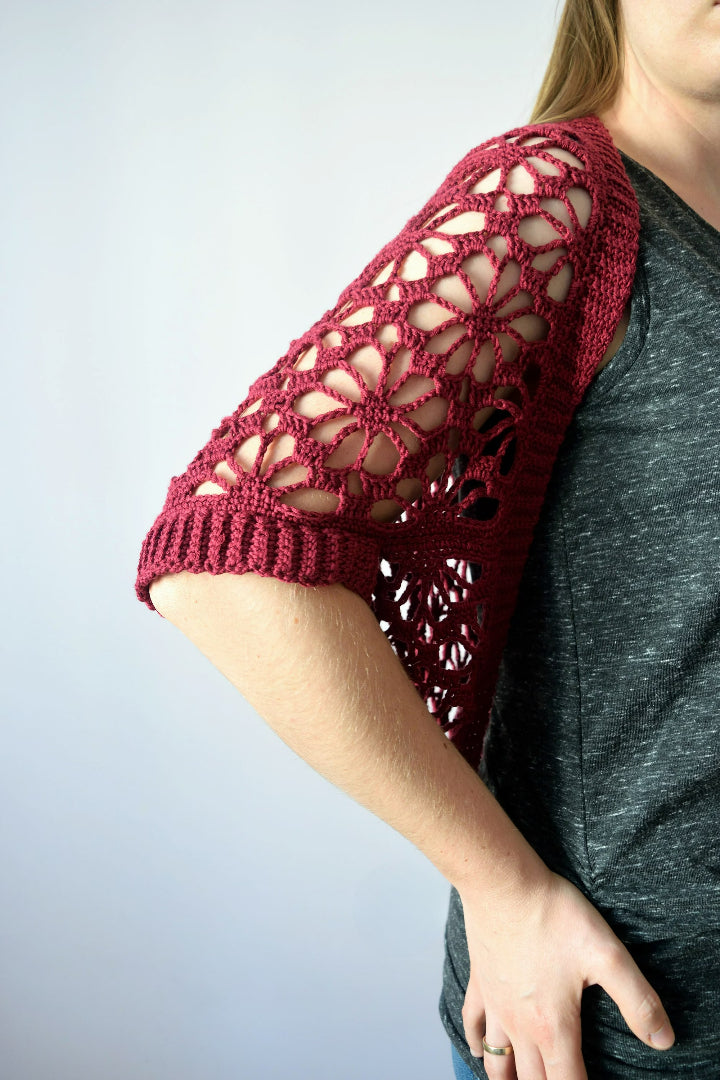 Bloom Laced Cardigan Crochet Pattern