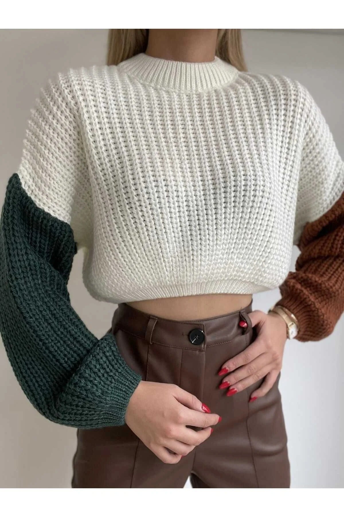 Modern Multitone Pullover Crochet Pattern