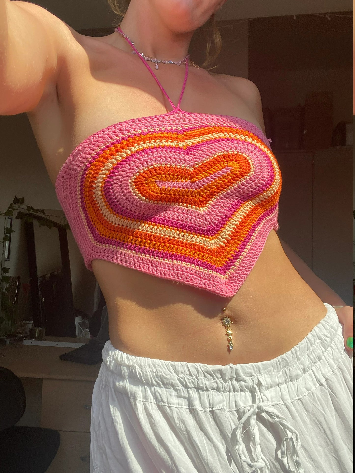 Crestline Cropped Top Crochet Pattern
