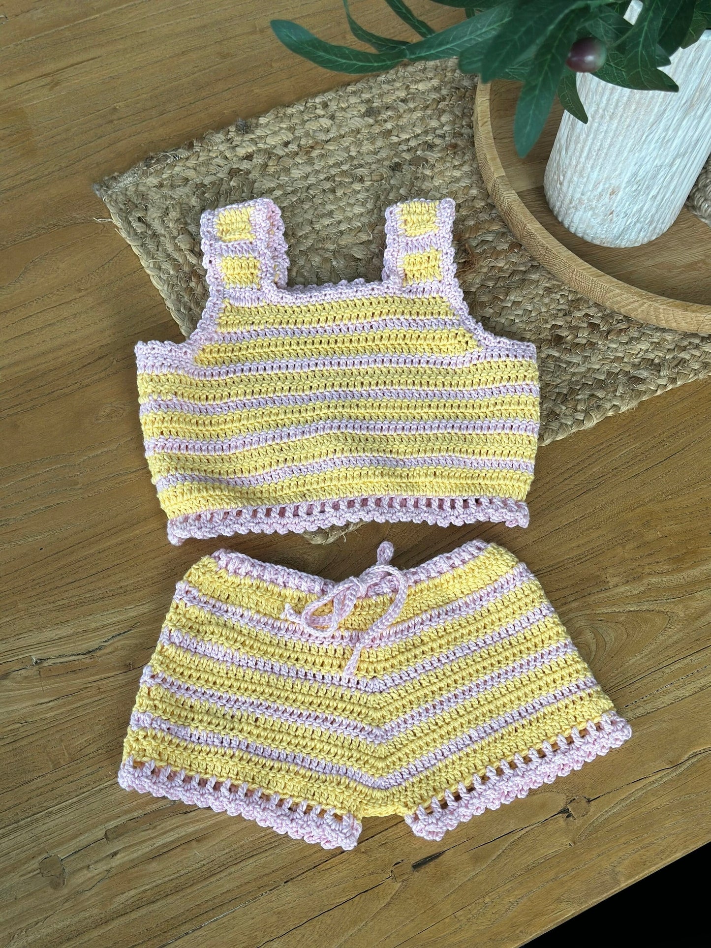 Coastal Breeze Lounge Set Crochet Pattern