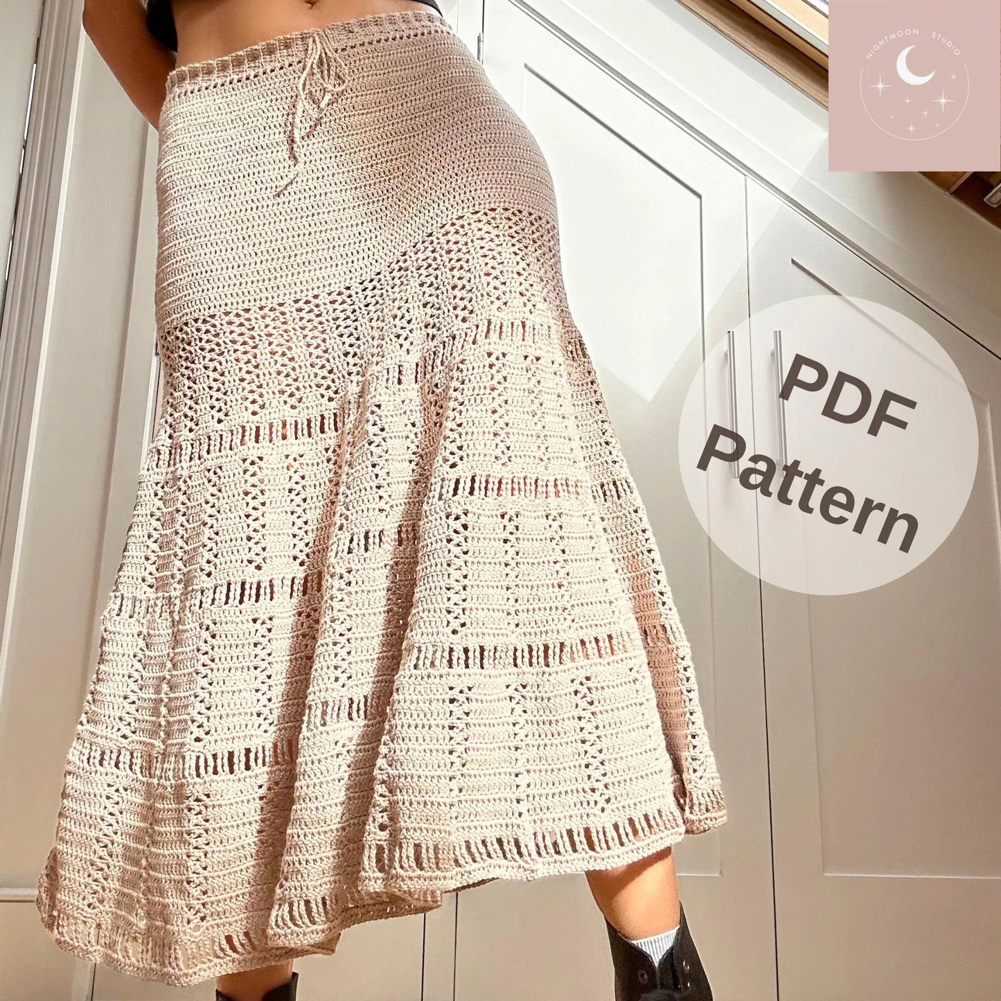Classic Trendy Made-to-measure Skirt Crochet Pattern