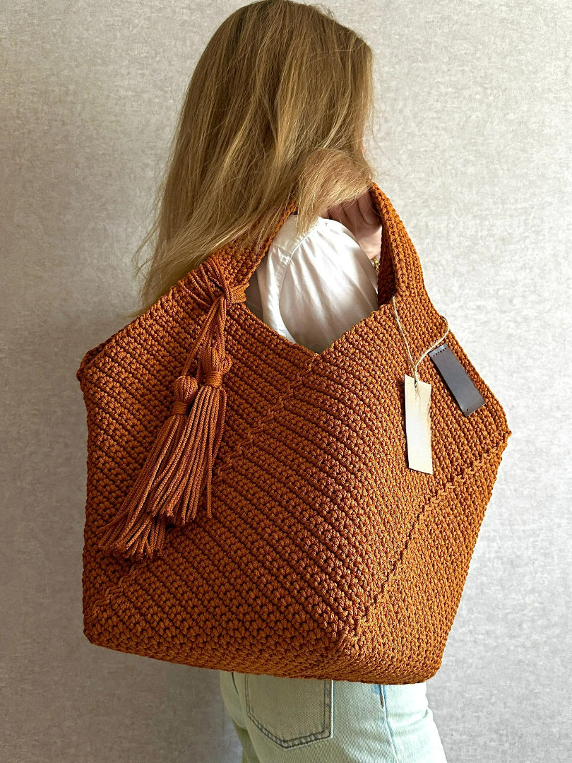 Modular Graphic Tote Crochet Pattern