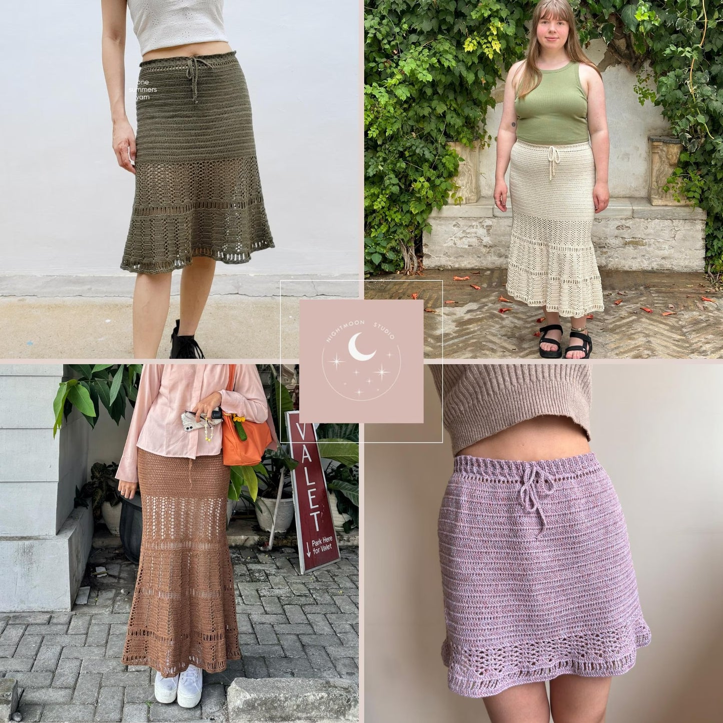 Classic Trendy Made-to-measure Skirt Crochet Pattern