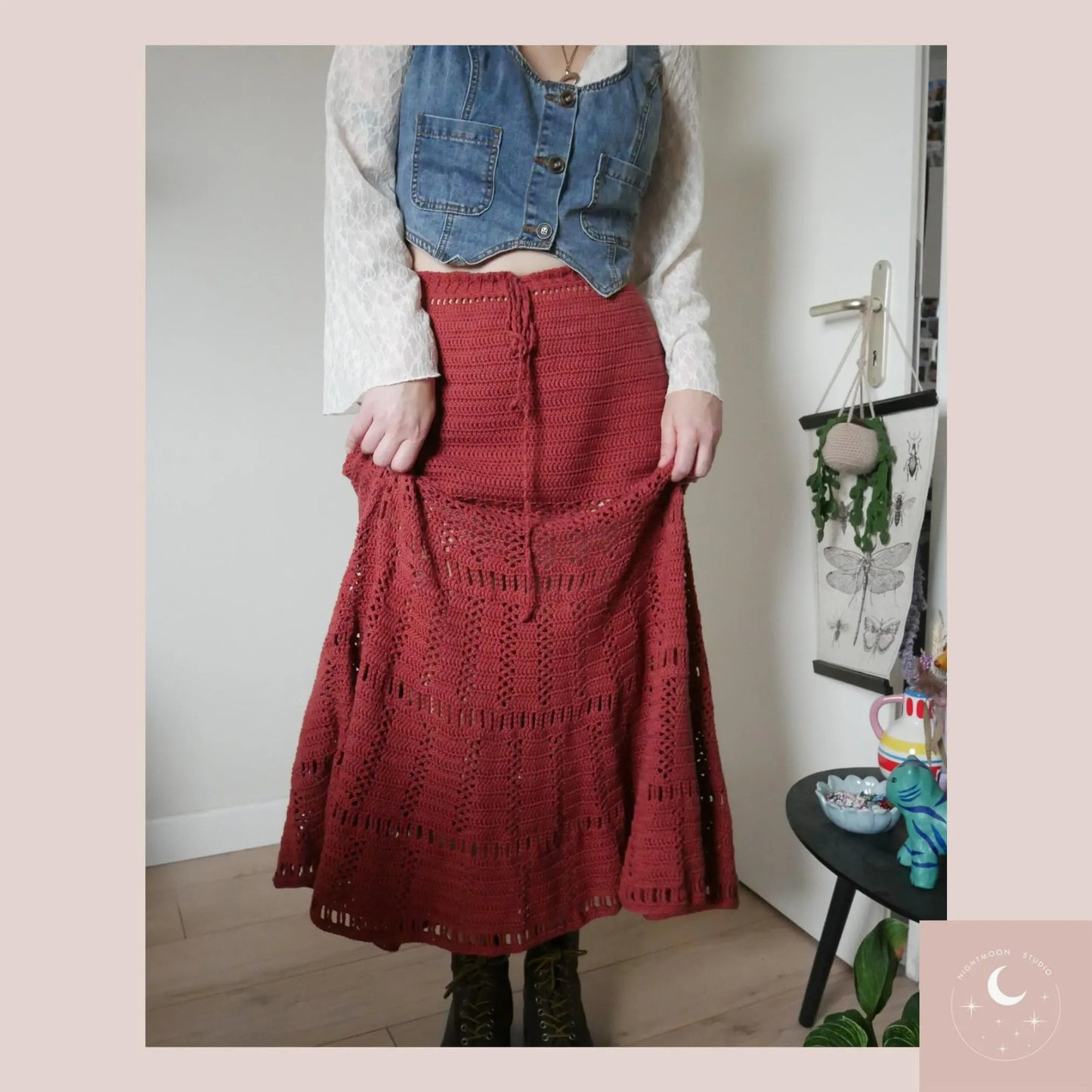 Classic Trendy Made-to-measure Skirt Crochet Pattern