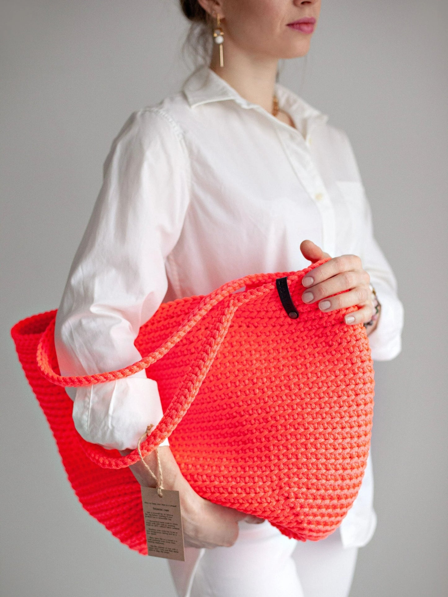 Spacious Woven Carryall Crochet Pattern