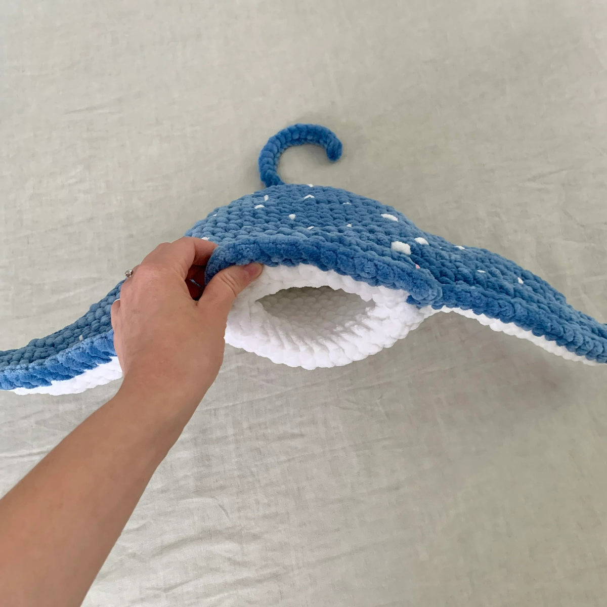 Giant Ocean Ray Plush Crochet Pattern