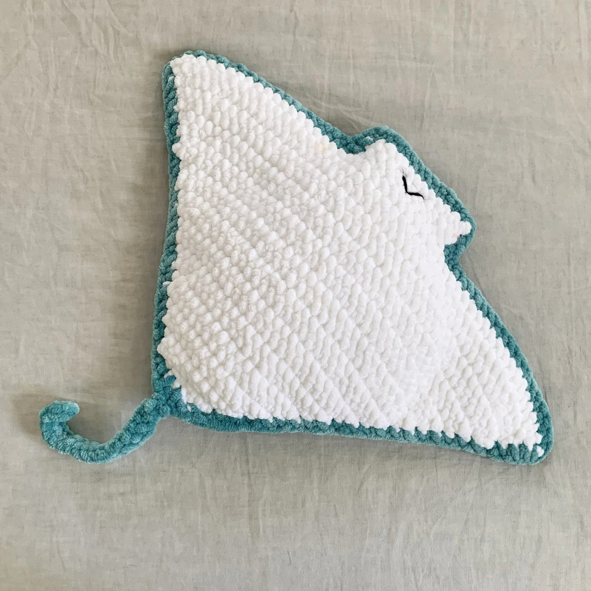 Giant Ocean Ray Plush Crochet Pattern
