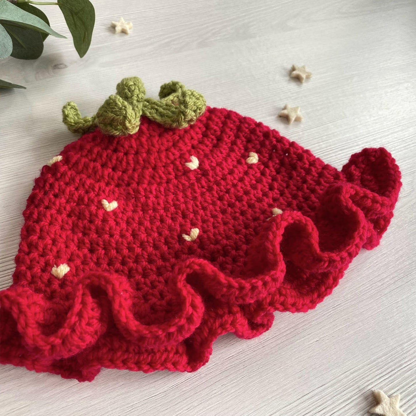 Berry Blossom Kids Sun Hat Crochet Pattern