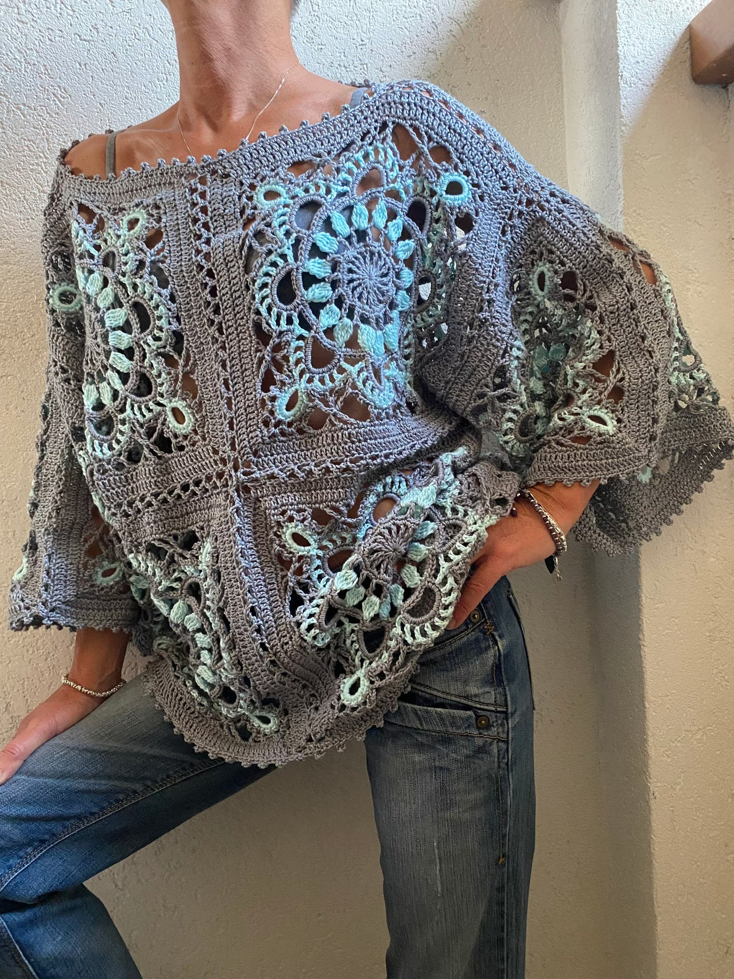 Graceful Feminine Textured Cardigan Crochet Pattern