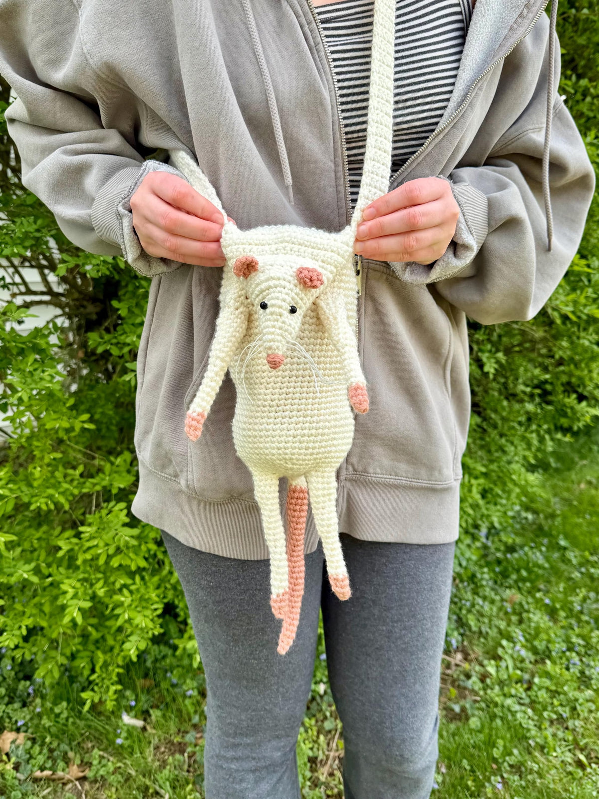 Curious Rodent Coin Pouch Crochet Pattern