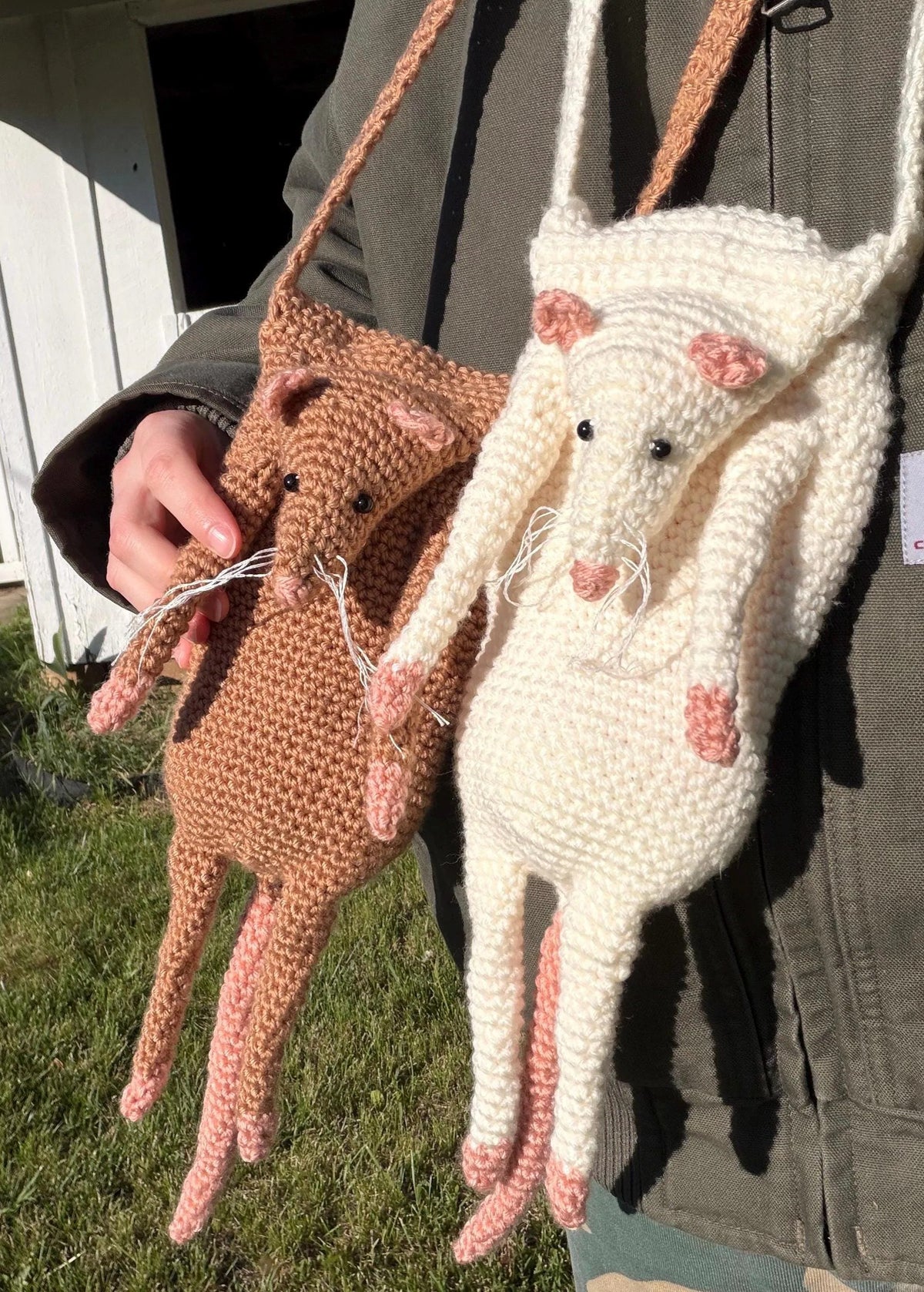Curious Rodent Coin Pouch Crochet Pattern