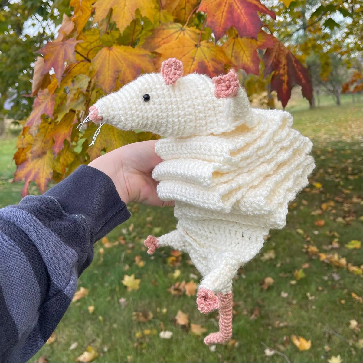 Curious Rat Neck Wrap Crochet Pattern