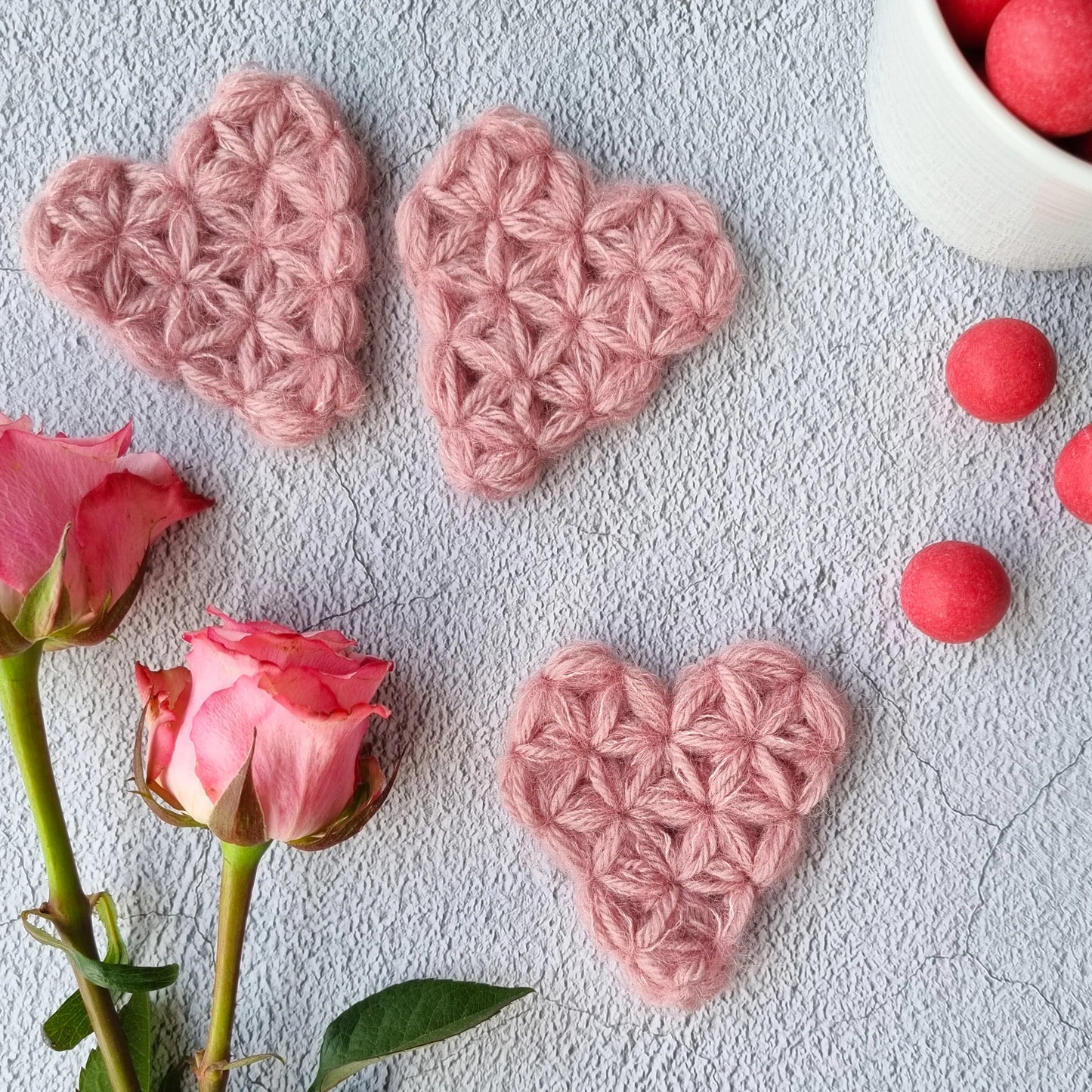 Textured Symbol Motif Easy Crochet Pattern