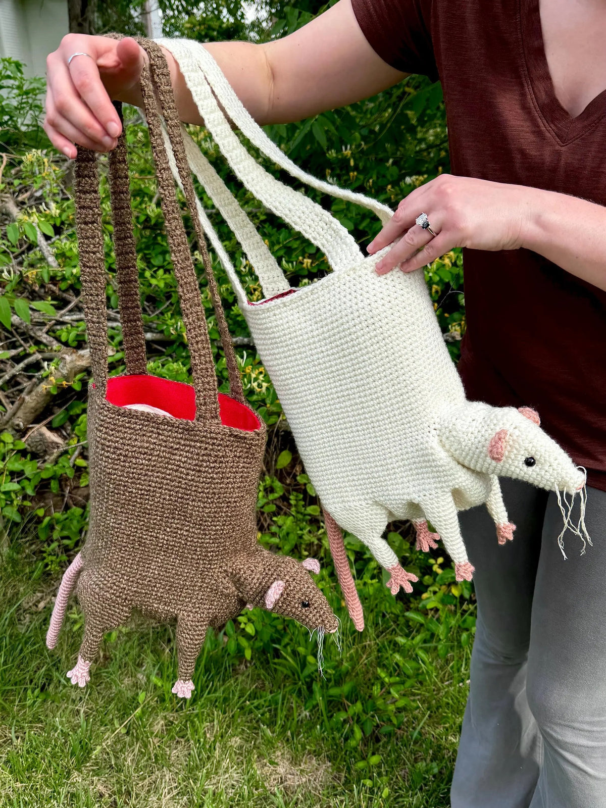 Whimsical Rodent Carryall Crochet Pattern
