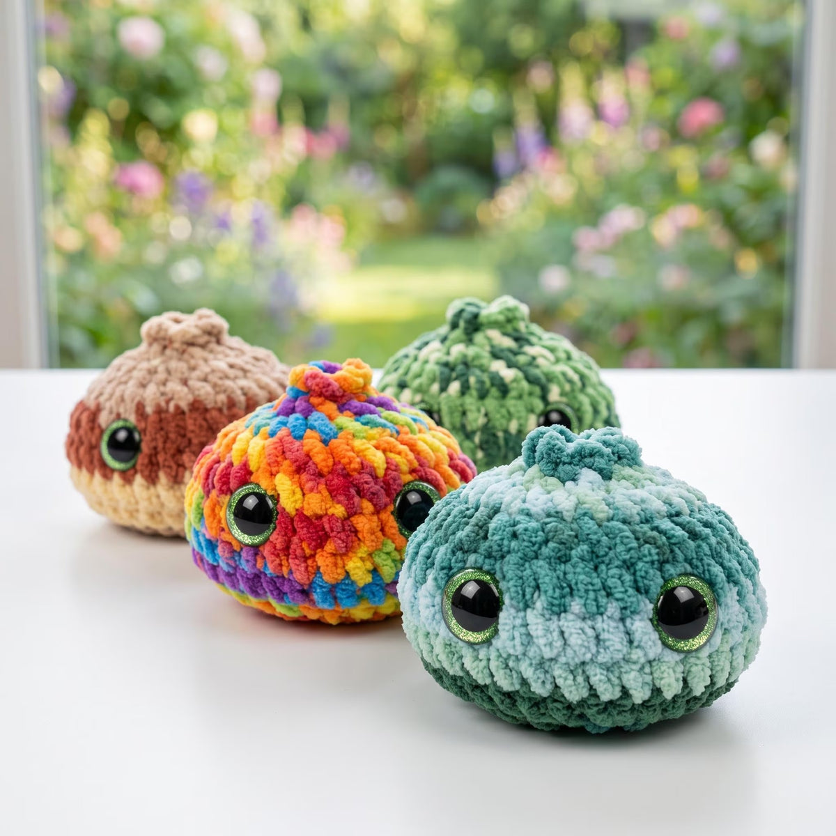 Cute Dumpling Steamer Plushie Crochet Pattern