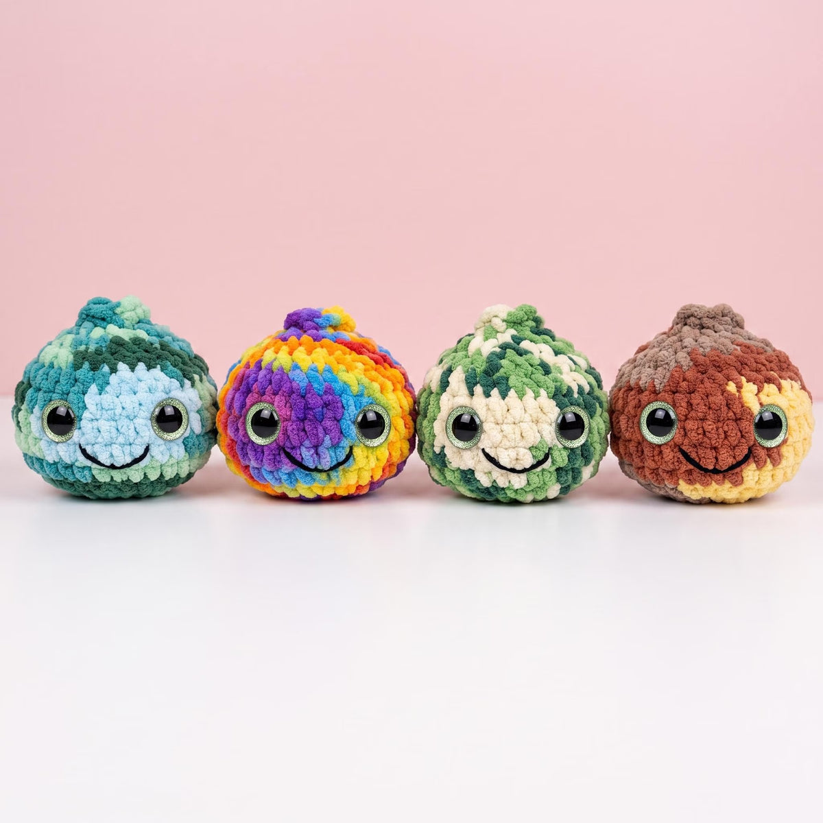 Cute Dumpling Steamer Plushie Crochet Pattern