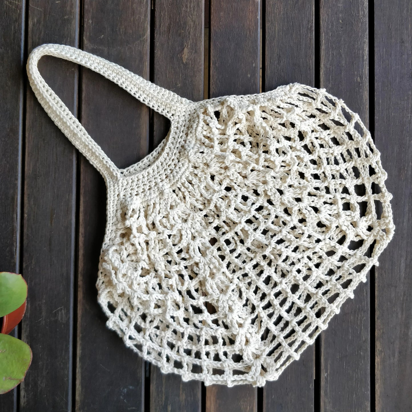 Halter String Loose Mesh Bag Crochet Pattern