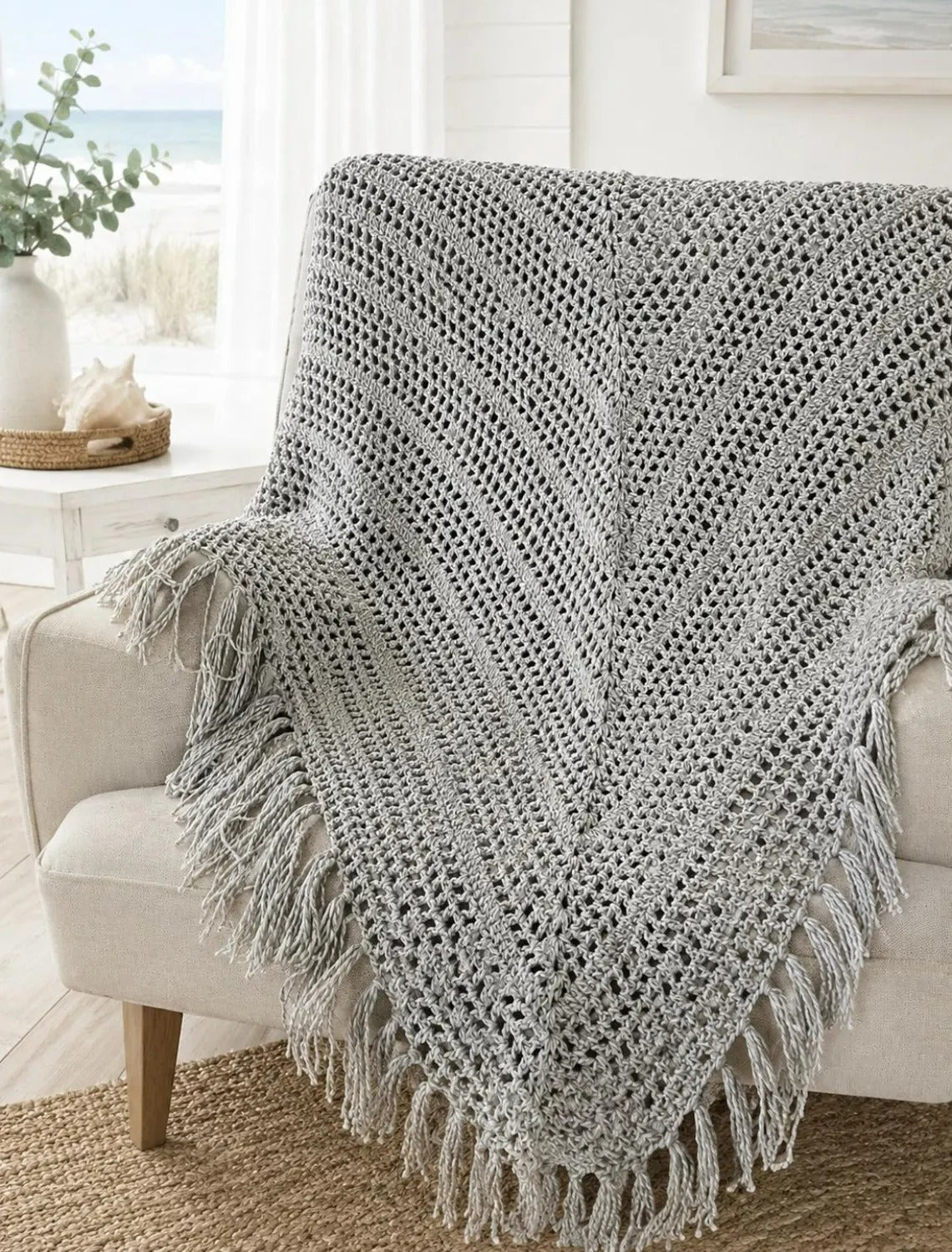Sunlit Resort Mesh Cover Layer Crochet Pattern
