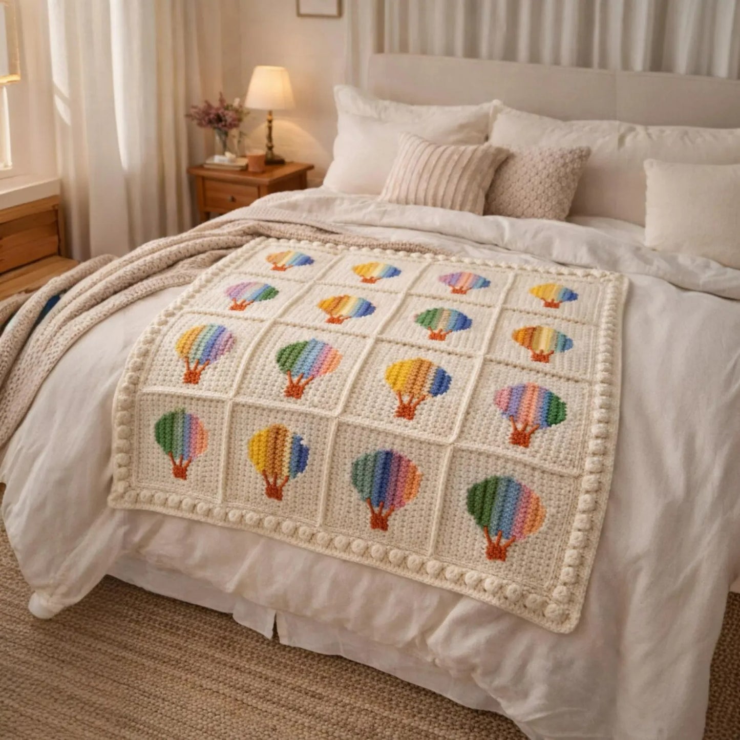 Cutesie Colorful Hot Air Balloon Crochet Pattern
