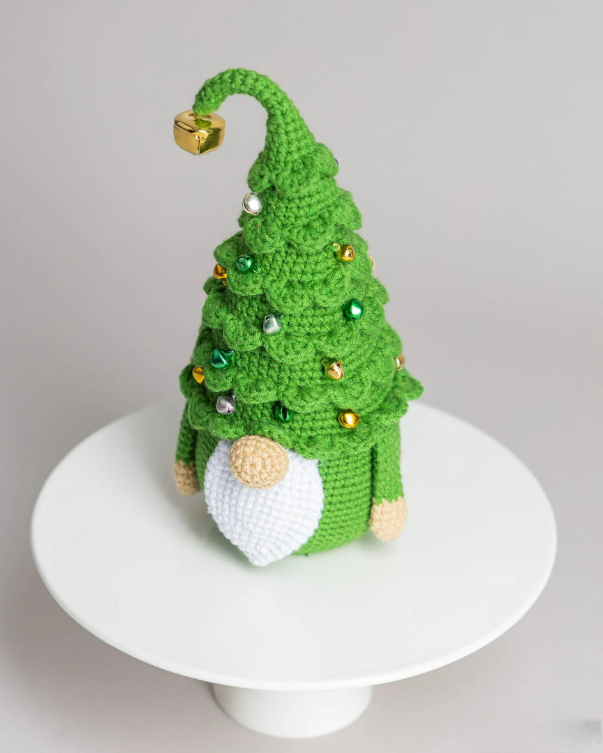 Merry Tree Topper Gnome Crochet Pattern