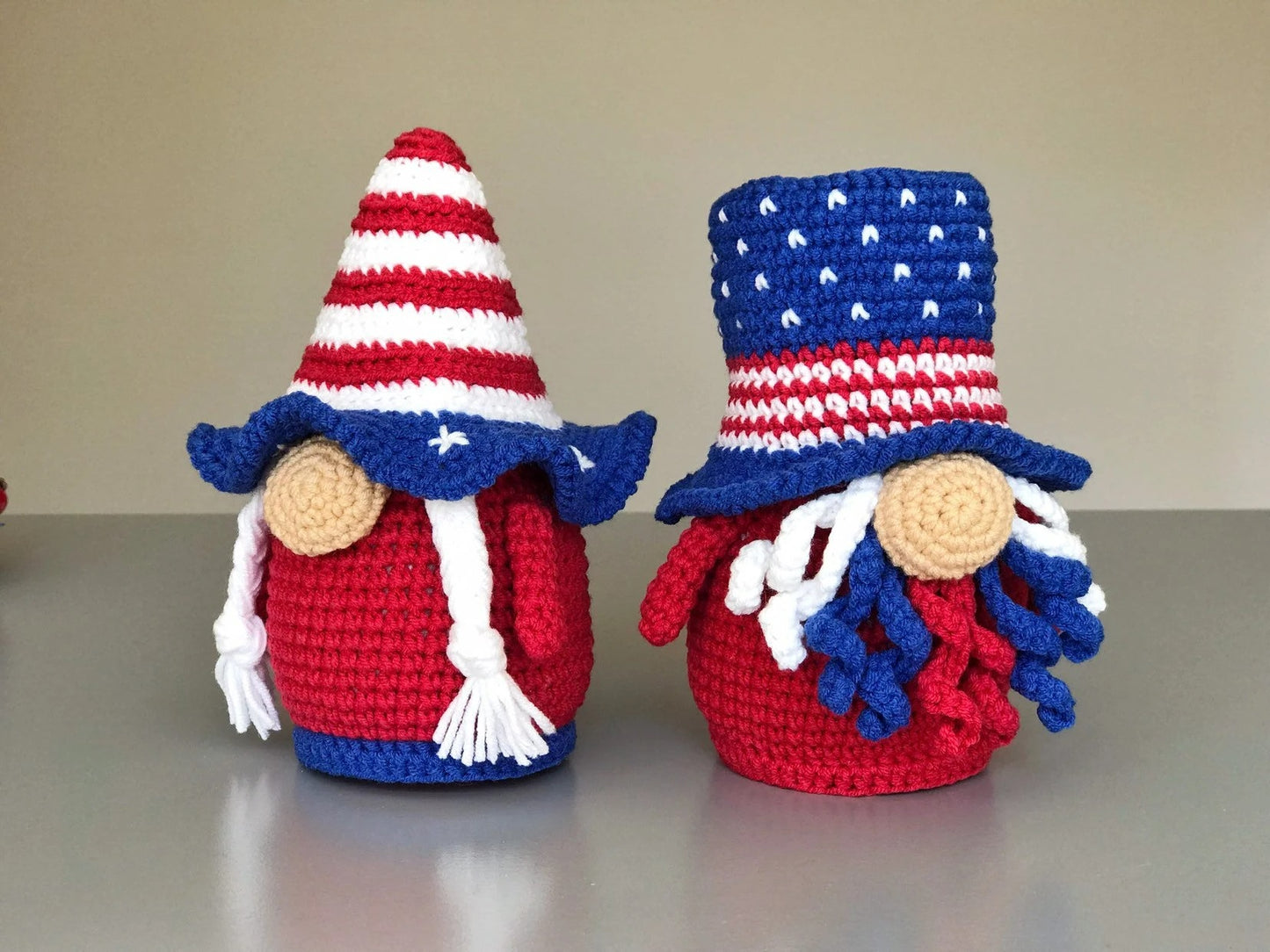 American Celebration Gnome Display Crochet Pattern