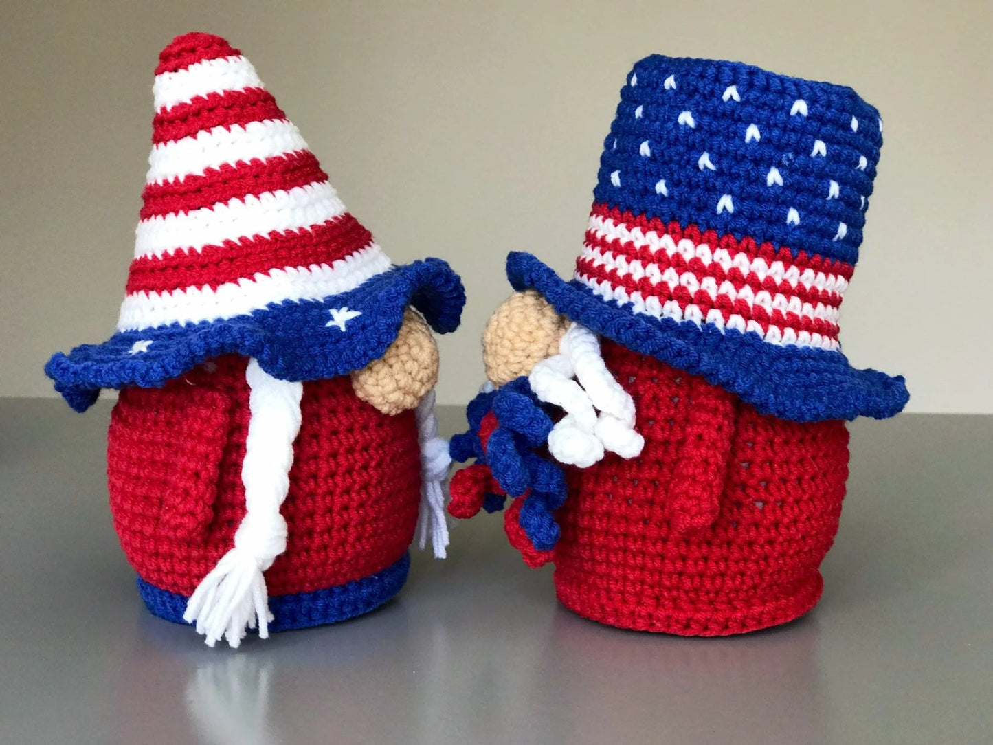 American Celebration Gnome Display Crochet Pattern