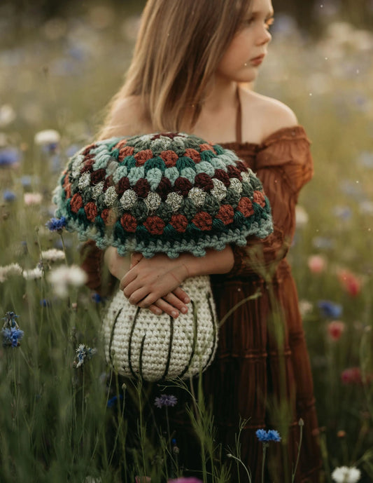 Woodland Toadstool Cushion Crochet Pattern