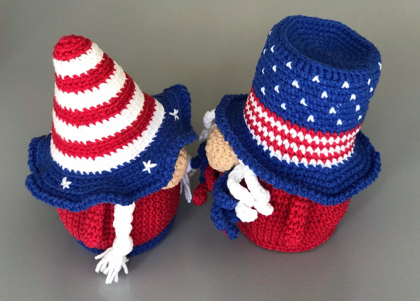 American Celebration Gnome Display Crochet Pattern