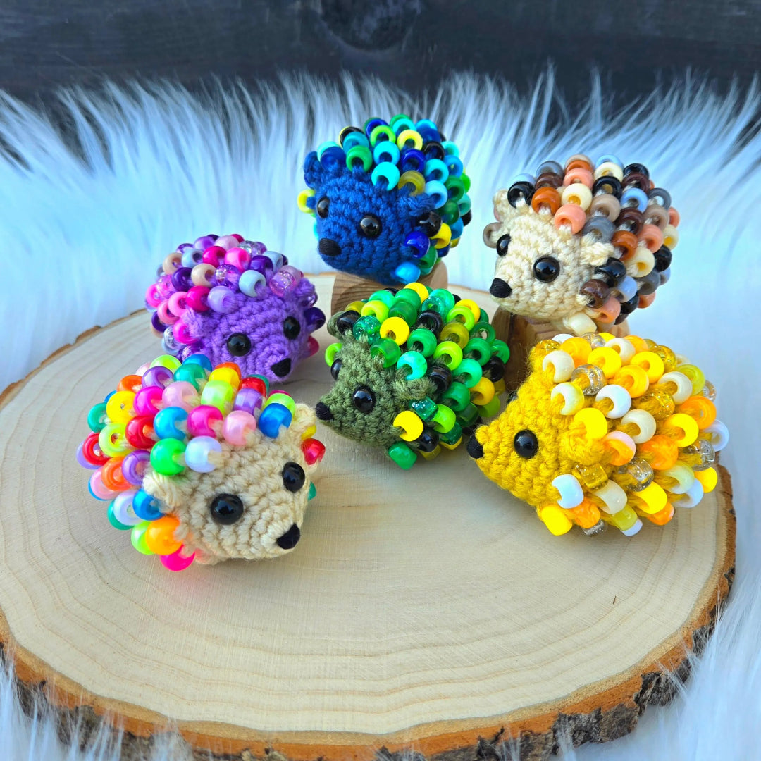 Beginner No-Sew Fidget Hedgehog Crochet Pattern