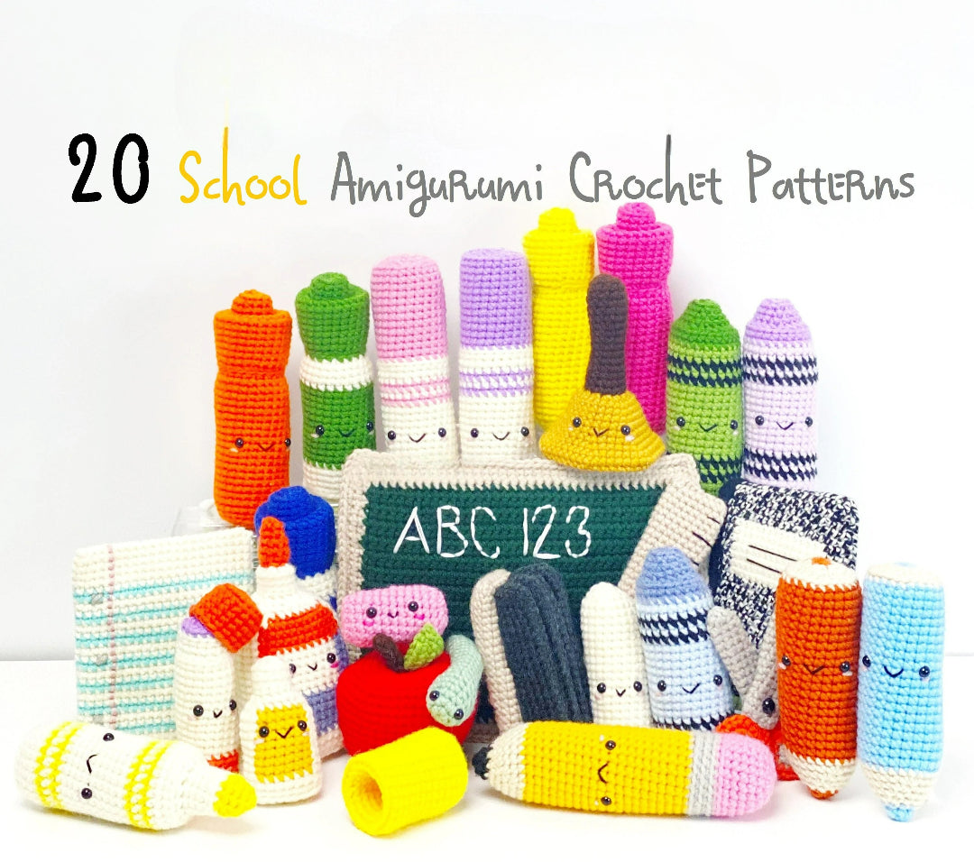 Learning Time Amigurumi Collection Crochet Pattern