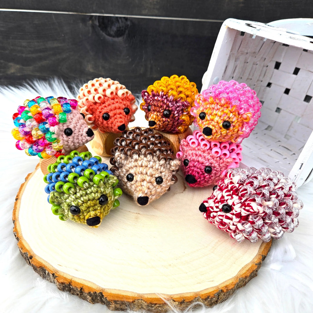 Beginner No-Sew Fidget Hedgehog Crochet Pattern